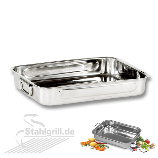 Vierkantschale aus Edelstahl