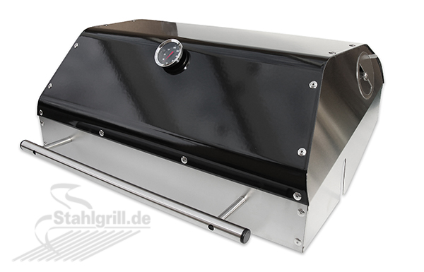 Hohe Garhaube aus Edelstahl für Edelstar Holzkohlegrill Hohen Garhaube für Edelstar Grill in Größe L