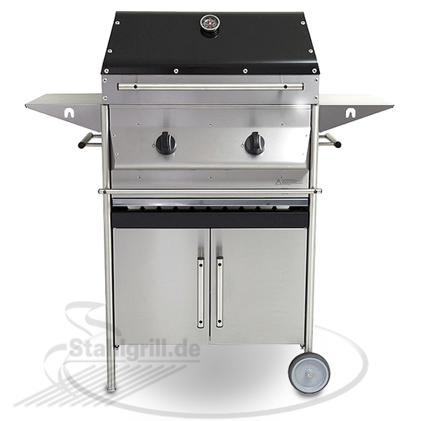 Gasgrill aus Edelstahl - Premio L Profi mit Grillhaube und Unterschrank Edelstahl Gasgrill Premio L Profi mit Grillhaube und Unterschrank