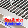 Rostfreier Edelstahlgrill für Holzkohle