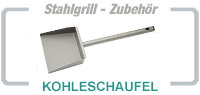 Grill-Zubehör von stahlgrill.de - Kohleschaufel aus Edelstahl