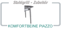 Komfortbeine Piazzo Komfortbeine für den Schwenkgrill Piazzo