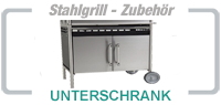 Unterschrank für Edelstahlgrill Holzkohlegrill Edelstar Premio L