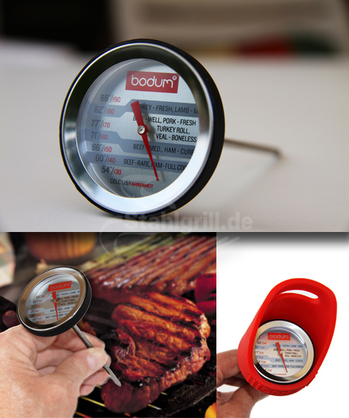 Grill-Thermometer zur Bestimmung der Kerntemperatur Ihres Grillgutes BBQ Grillthermometer