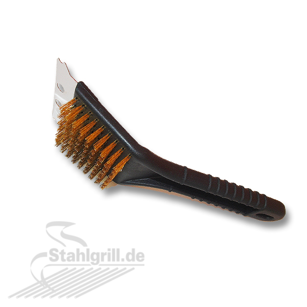Grillbürste zur einfachen Reinigung Ihres Grills Grillbürste mit Messingborsten