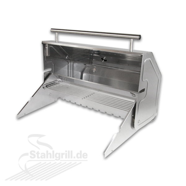 Grillhaube für Edelstahlgrill Edelstar Premio Komplett mit Warmhalterost