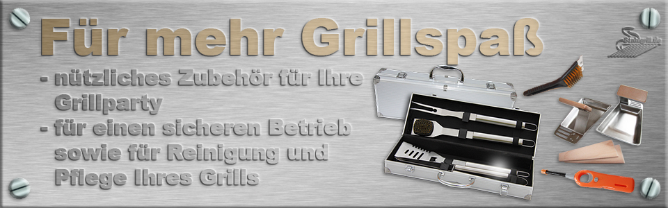 Zubehr fr noch mehr Grillspa