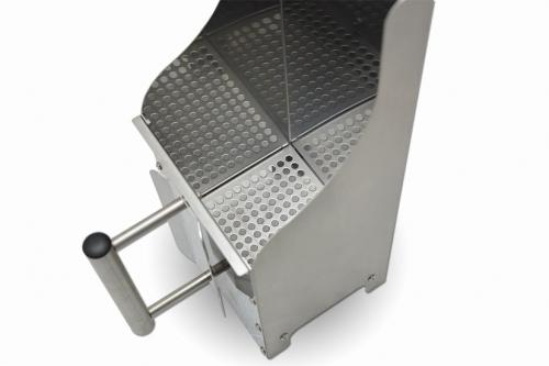 Grill-Kohleanznder / Anzndkamin - Bausatz aus Edelstahl