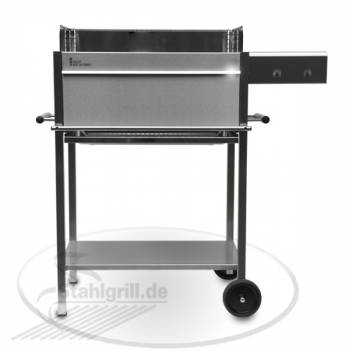 Edelstahlgrill - Holzkohlegrill - EDELstar Premio L Basis - Bausatz