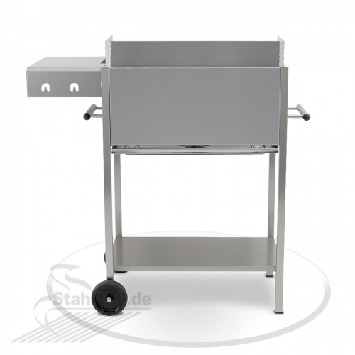 Edelstahlgrill - Holzkohlegrill - EDELstar Premio L Basis - Bausatz
