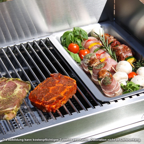 Edelstahlgrill - Holzkohlegrill - EDELstar Premio L Gourmet - Bausatz