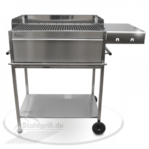 Edelstahlgrill - Holzkohlegrill - EDELstar Premio XL Basis - Bausatz