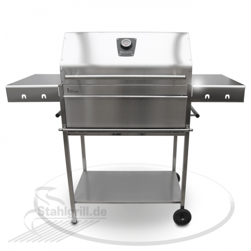 Edelstahlgrill - Holzkohlegrill - EDELstar Premio XL Profi - Bausatz