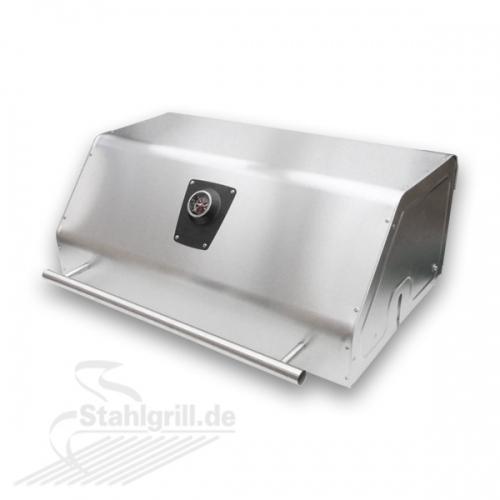 Grillhaube fr EDELstar Premio L Grill (mit Thermometer und Warmhalterost)
