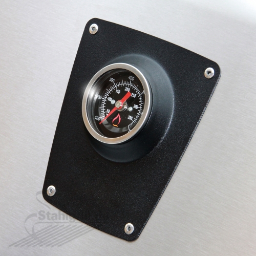 Grillhaube fr EDELstar Premio L Grill (mit Thermometer und Warmhalterost)