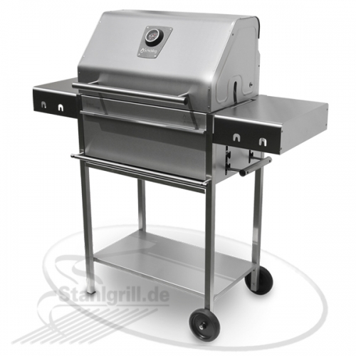 Edelstahlgrill - Holzkohlegrill - EDELstar Premio L Profi - Bausatz