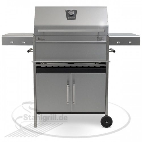 Edelstahlgrill - Holzkohlegrill - EDELstar Premio XL Komplett - Bausatz