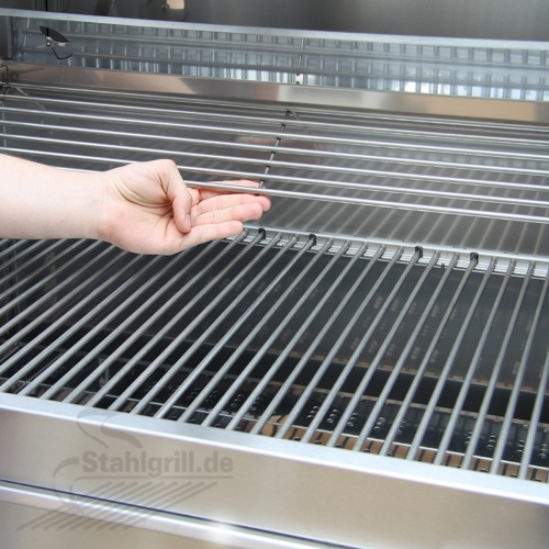 Edelstahlgrill - Holzkohlegrill - EDELstar Premio XL Komplett - Bausatz