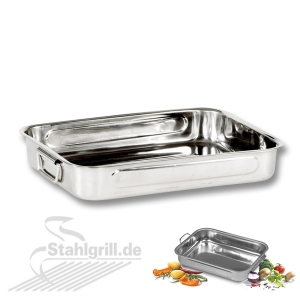 Vierkantschale aus Edelstahl