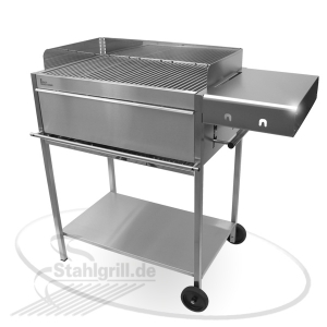 Edelstahlgrill - Holzkohlegrill - EDELstar Premio XL Basis - Bausatz