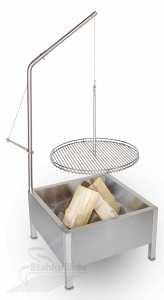 Edelstahl Schwenkgrill 750 - Bausatz